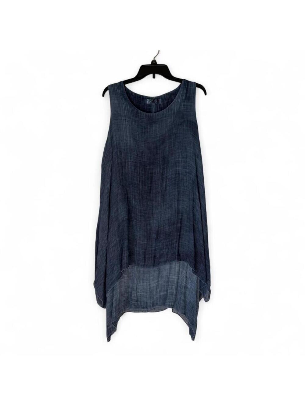 Women's  Navy blue Dress india boutique dress with a flowy, asymmetrical hem